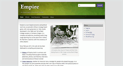 Desktop Screenshot of empire-game.org